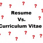 differences between a resume and a cv